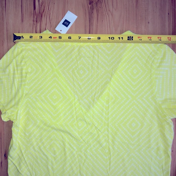 NEW GAP Vintage Wash Tee Shirt Yellow Medium Women’s - Picture 10 of 14